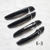 Door Handle Cover ABS Chrome for Hyundai Solaris 2 II Mk2 2017 2018   Car Accessories Imitation Carbon Fiber
