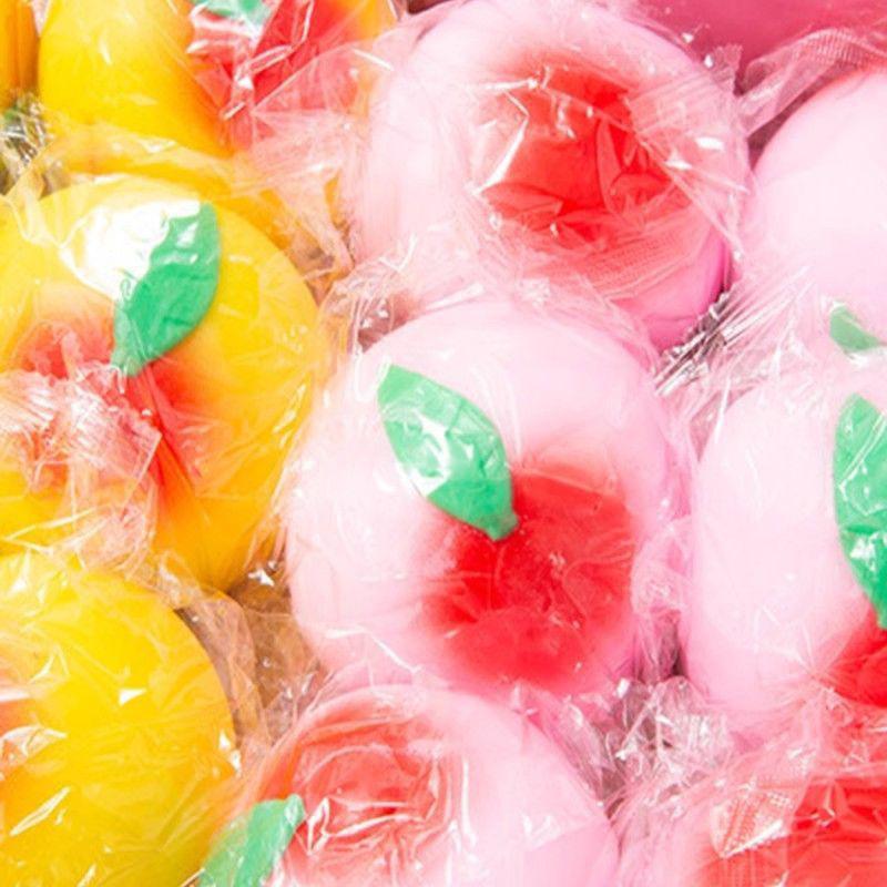 Peach Stress Ball Simulation Peach Release Ball Slowly Rebound Stress Relieving Toy Adults Kids Relieving Toy Home Decoration