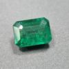 Certified Natural Zambian Green Emerald 7.05 Ct Emerald Cut Loose Gemstone