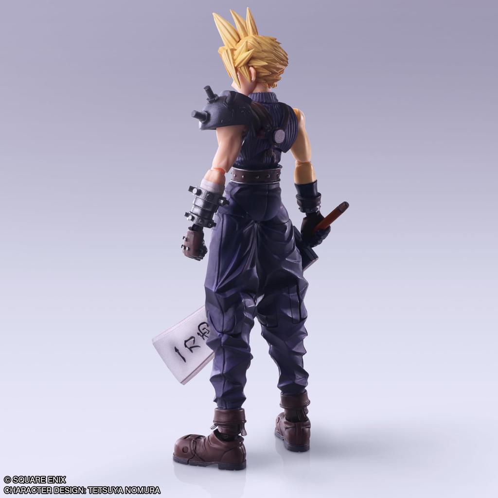 Final Fantasy VII Bring Arts Cloud Strife Hardbreaker PVC Painted Movable Figure Ver.