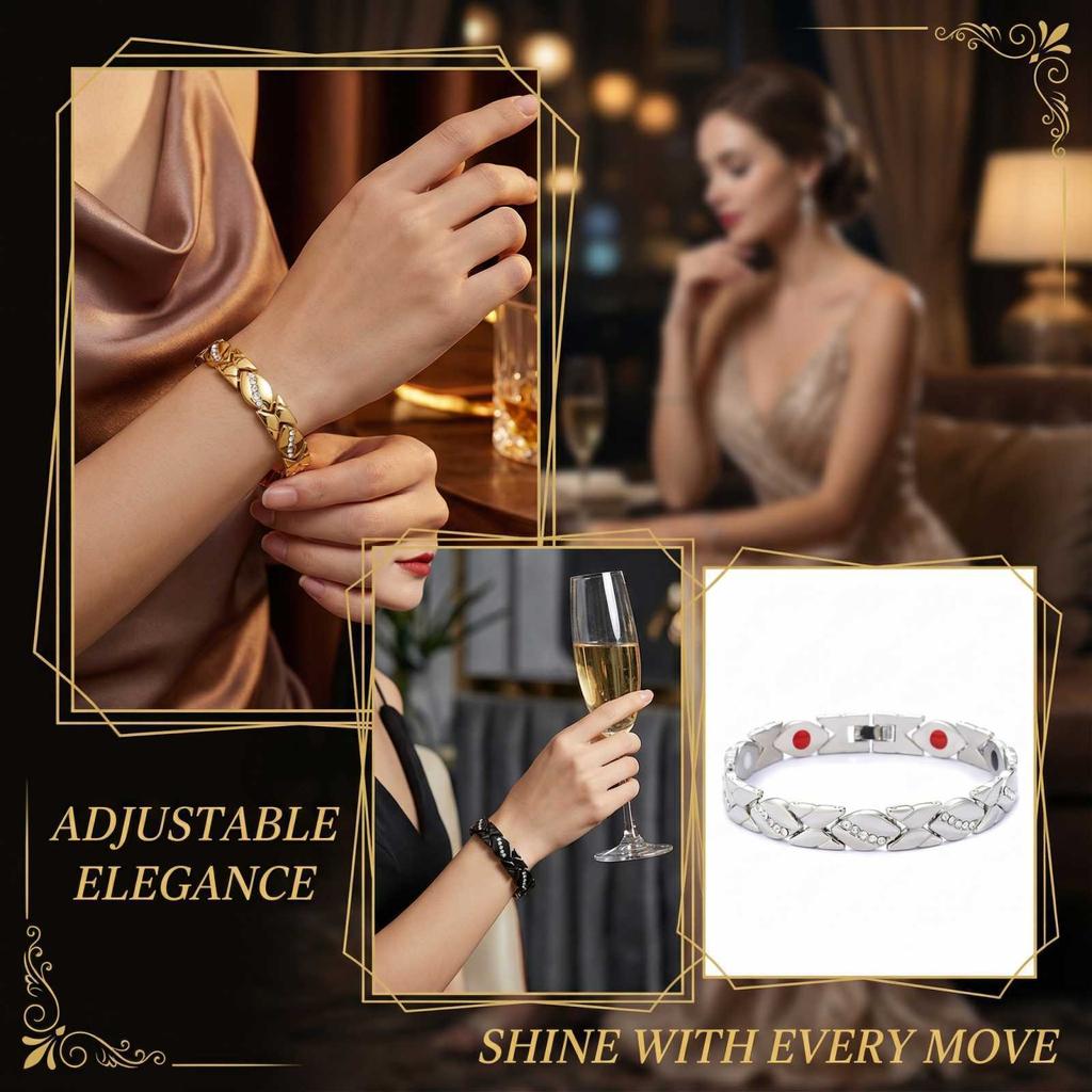 Damenmode Legierung Set mit Diamanten Verstellbares Armband