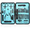 Manicure Set Nail Clippers Kit Pedicure Tools-20 Pcs Stainless Steel Men Grooming Kit