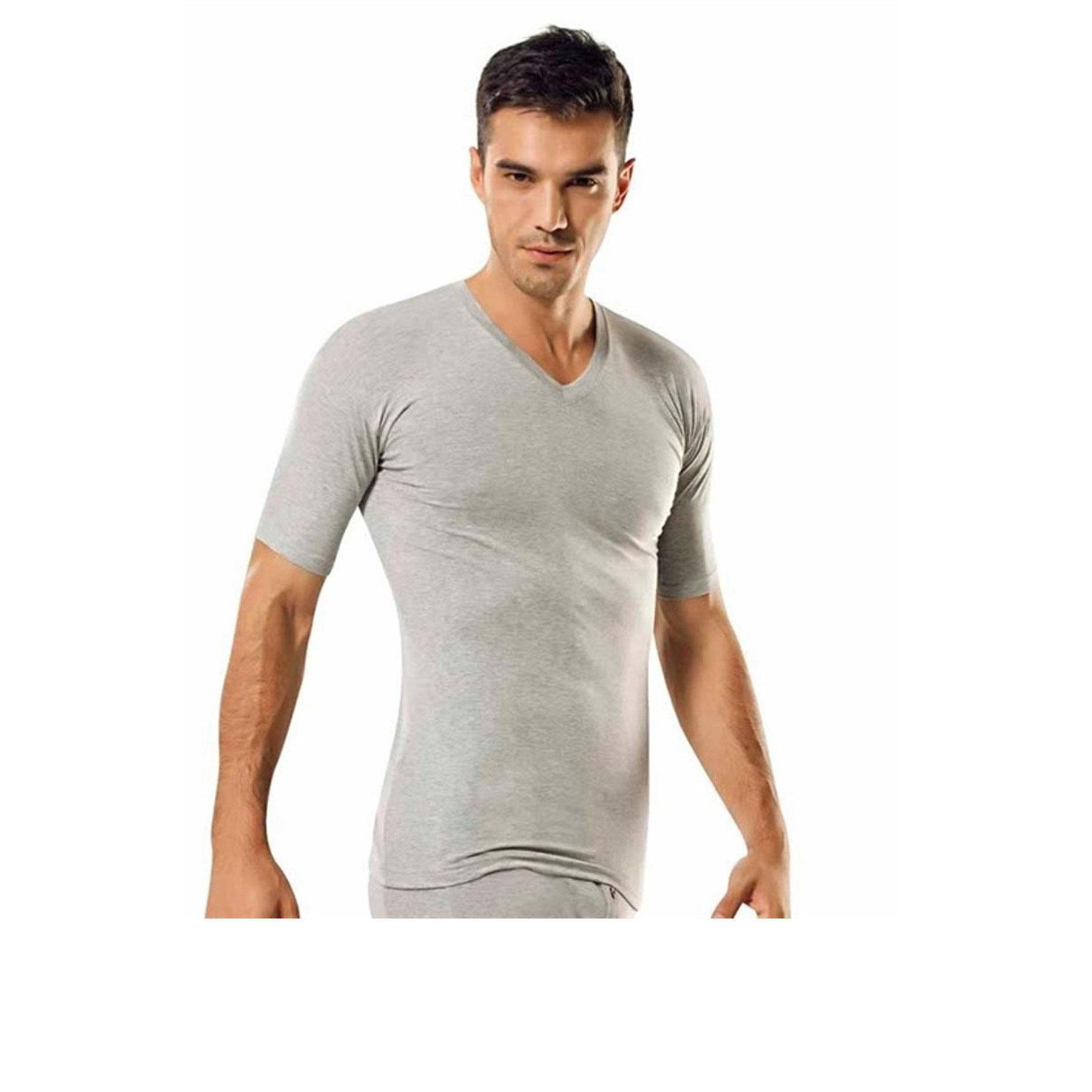

Tutku Underwear Мужская майка с v-образным вырезом и короткими рукавами в рубчик, 6 шт. S чёрный
