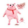Decompress and Stretch Stress Pig Squeeze Piggy Toy Stress Relief Funny Animals Toy Birthday Gift for Boys Girls Tw