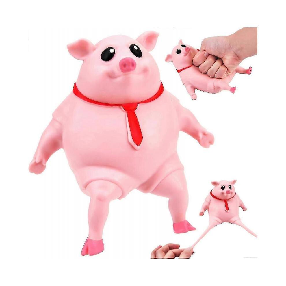 Decompress and Stretch Stress Pig Squeeze Piggy Toy Stress Relief Funny Animals Toy Birthday Gift for Boys Girls Tw