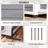 Wooden Garden House with Adjustable Shelves, Two Doors with Lock and Windows, Grey