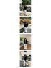 Where Is the Orange Tree? Women's Retro High-Waisted Black Wide-Leg Jeans - Autumn Elastic Slim-Fit Floor-Length Pants.