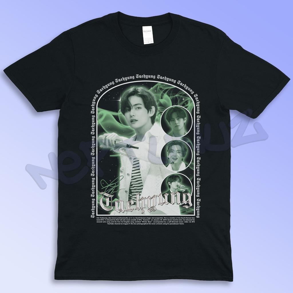 Taehyung V Shirt Kpop Boyband Music Vintage Retro Style New Men Women Size Tee