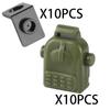 MOC Military SWAT Soldiers Building Blocks Accessories Set Medical Box Vest Backpack Bricks Kids Gift