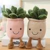 Succulents Plush Toy Pillow Decoration Plant Gift For Kids Flower Tulip Cactus 9.8''