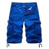2025 Men's Multi-Pocket Cargo Camouflage Mid-Length Shorts for Casual and Sports Activities