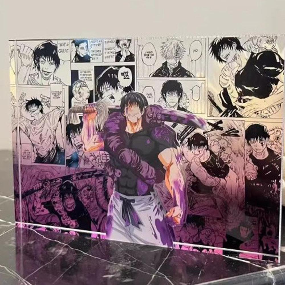 

Cartoon Jujutsu Kaisen Acrylic Bricks Satoru Gojo Geto Suguru Figure Model Plate Anime Acrylic Stand Desktop Decoration Gift