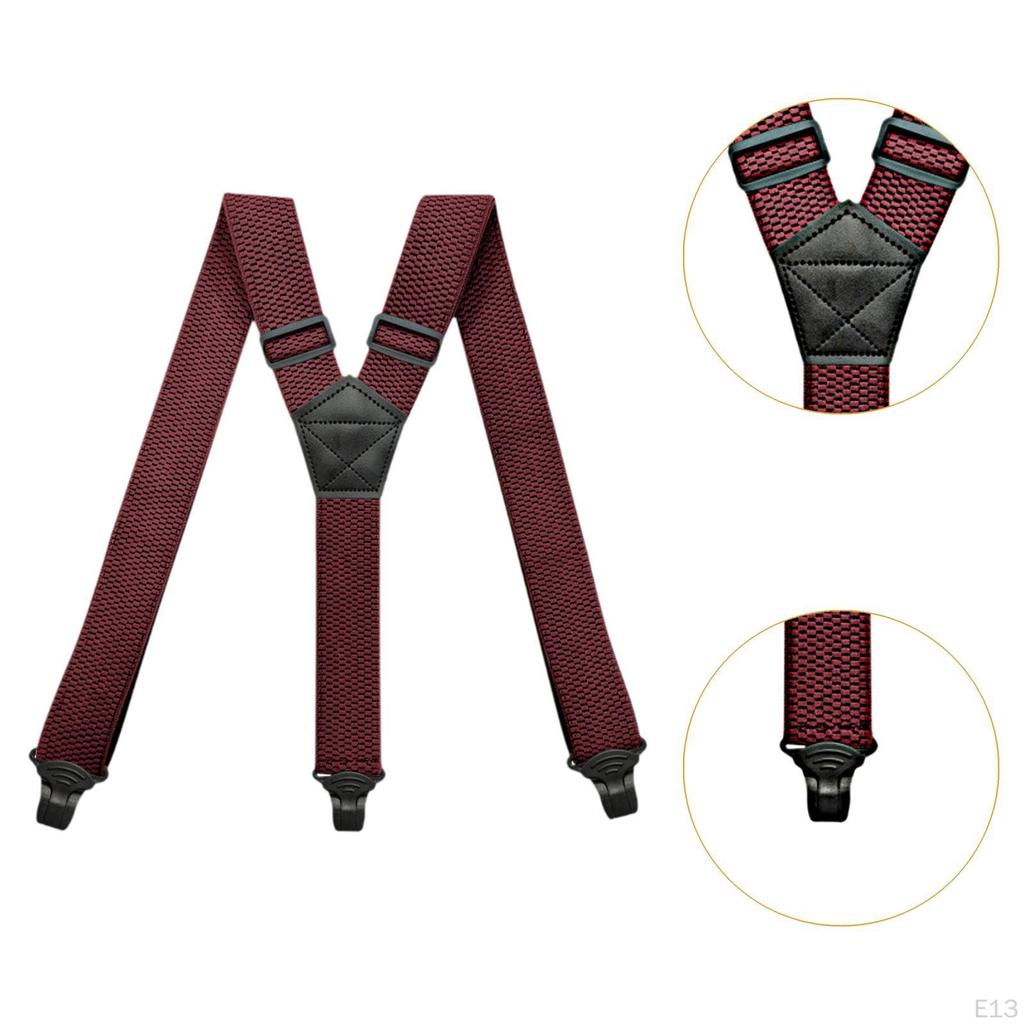 Hidden Suspenders for Belt Loops under Clothes 3 Clips Suspender