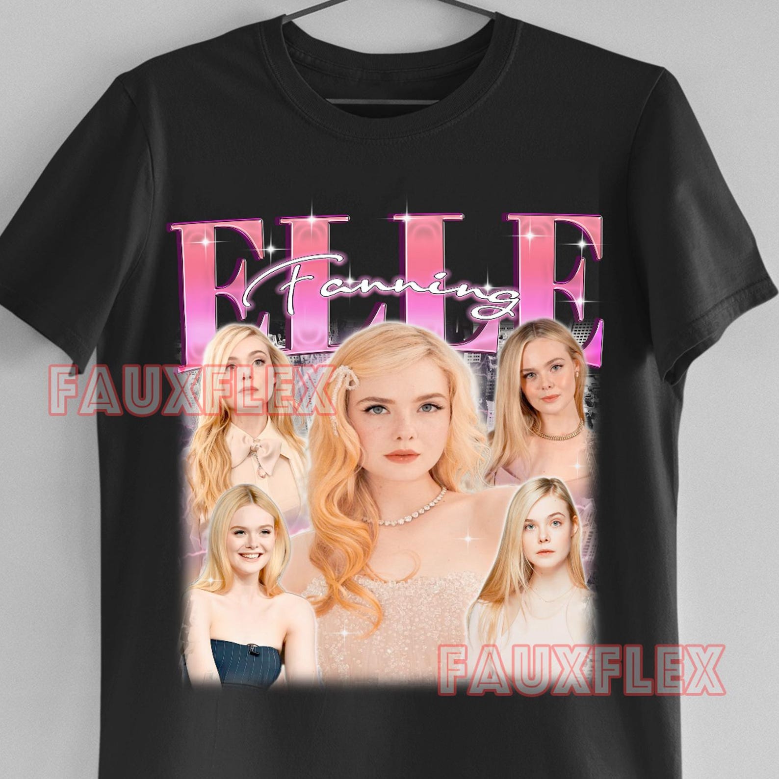 ELLE FANNING Shirt, Elle Fanning Retro T-Shirt, Mary Elle Fanning Vintage Tees, Elle Fanning Fan Merch Gift, Elle Fanning Lover Kids Tee 3XL