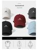Unisex Pure Cotton Duckbill Baseball Cap - Large Size, Letter Embroidery, Face Slimming, Sun Protection, Ideal for Spring/Summer.