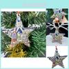 Jesus Birthday Star Resin Ornament Eight Person Five Point Star For Festive Celebrations