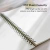 18 Pcs Spiral Binding Coil 38mm Diameter 48 Loop 4:1 Pitch 310 Sheet Capacity Spiral Binding Spine For A4 Paper