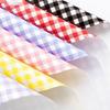Carta Kraft a Quadretti Gingham Impermeabile Estiva 58x58cm 20 Fogli Carta Setosa per Bouquet Floreale Confezionamento Regali