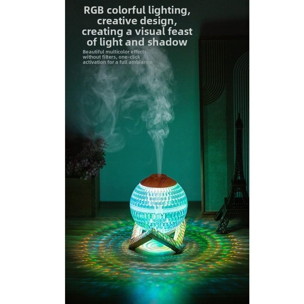 Timed Power Off Crystal Ball Humidifier Silent Humidification Home Cordless Humidifiers Bedroom