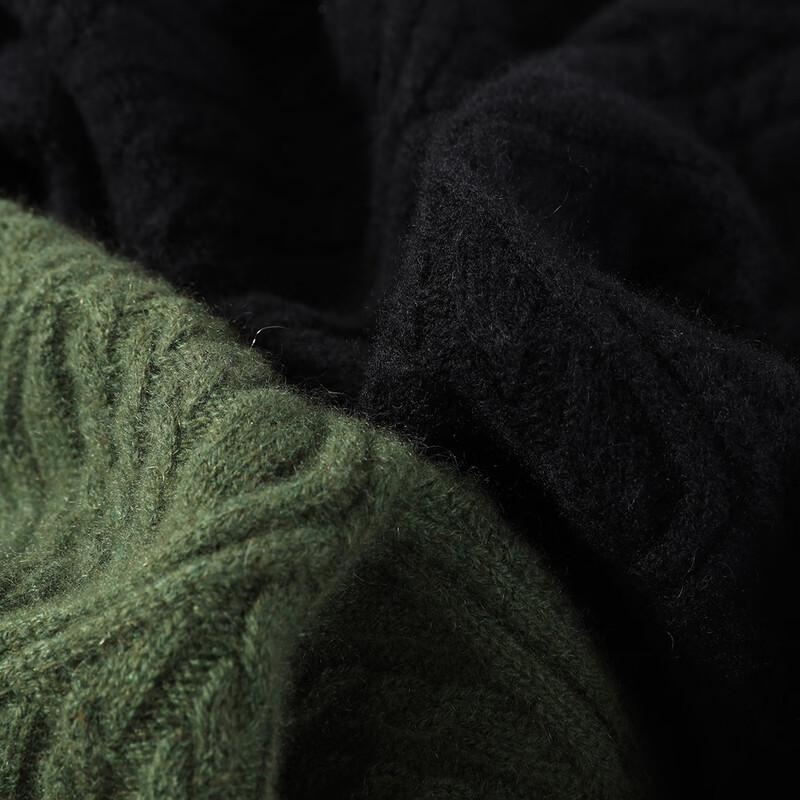 Antonio Men's 100% Pure Cashmere Thickened Pullover Sweater