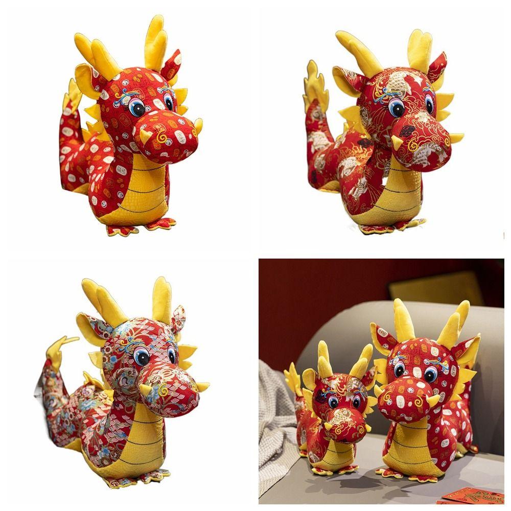 Unique Dragon Plush Doll Dragon Design Dragon Mascot Ornament Creative Dragon Plush Toy  Children