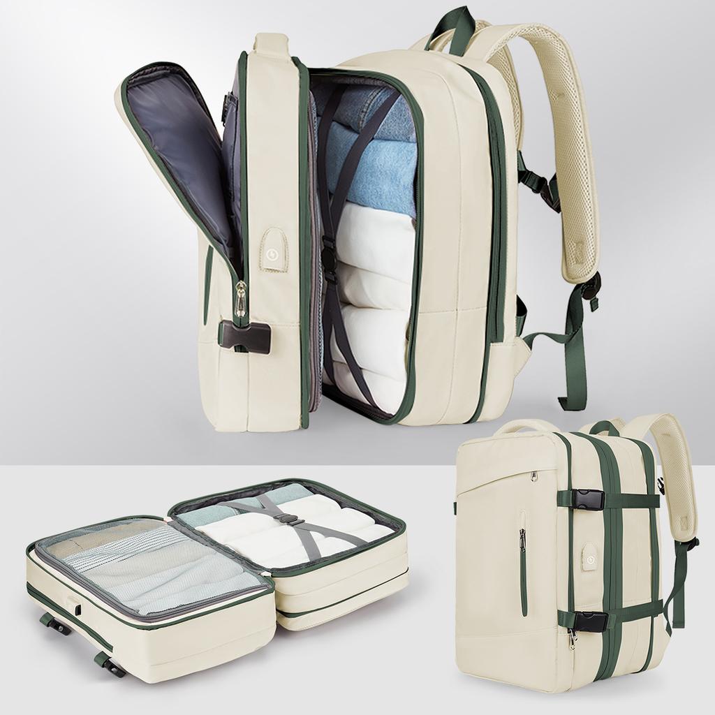 Approved Travel Backpack Men Women Business Backpack School Expandable Bag Large Capacity 17''Laptop Waterproof Fashion Backpack