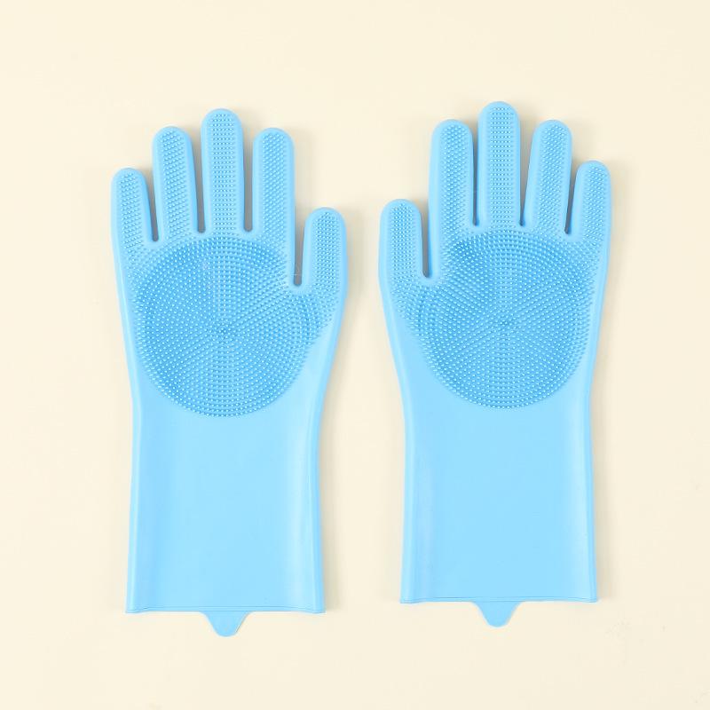 Pet Bathing & Massage Brush - Anti-scratch Anti-bite Gloves for Dogs & Cats