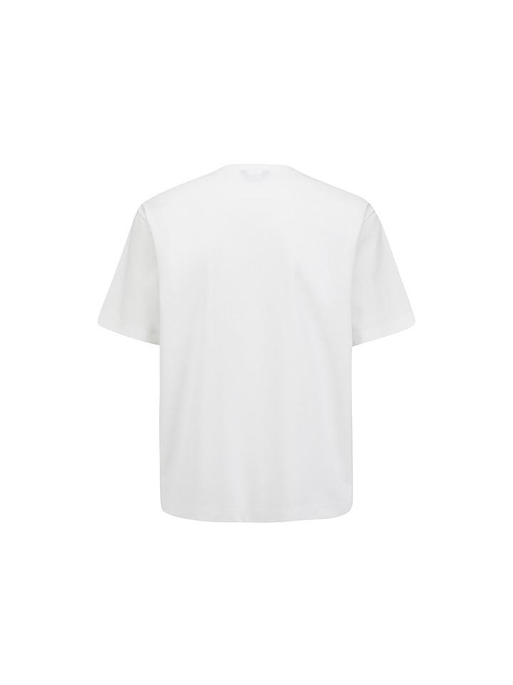 AND Z Men'S) Graphic Front Embroidery Short Sleeve T-Shirt_Blf2Tr1031Wt