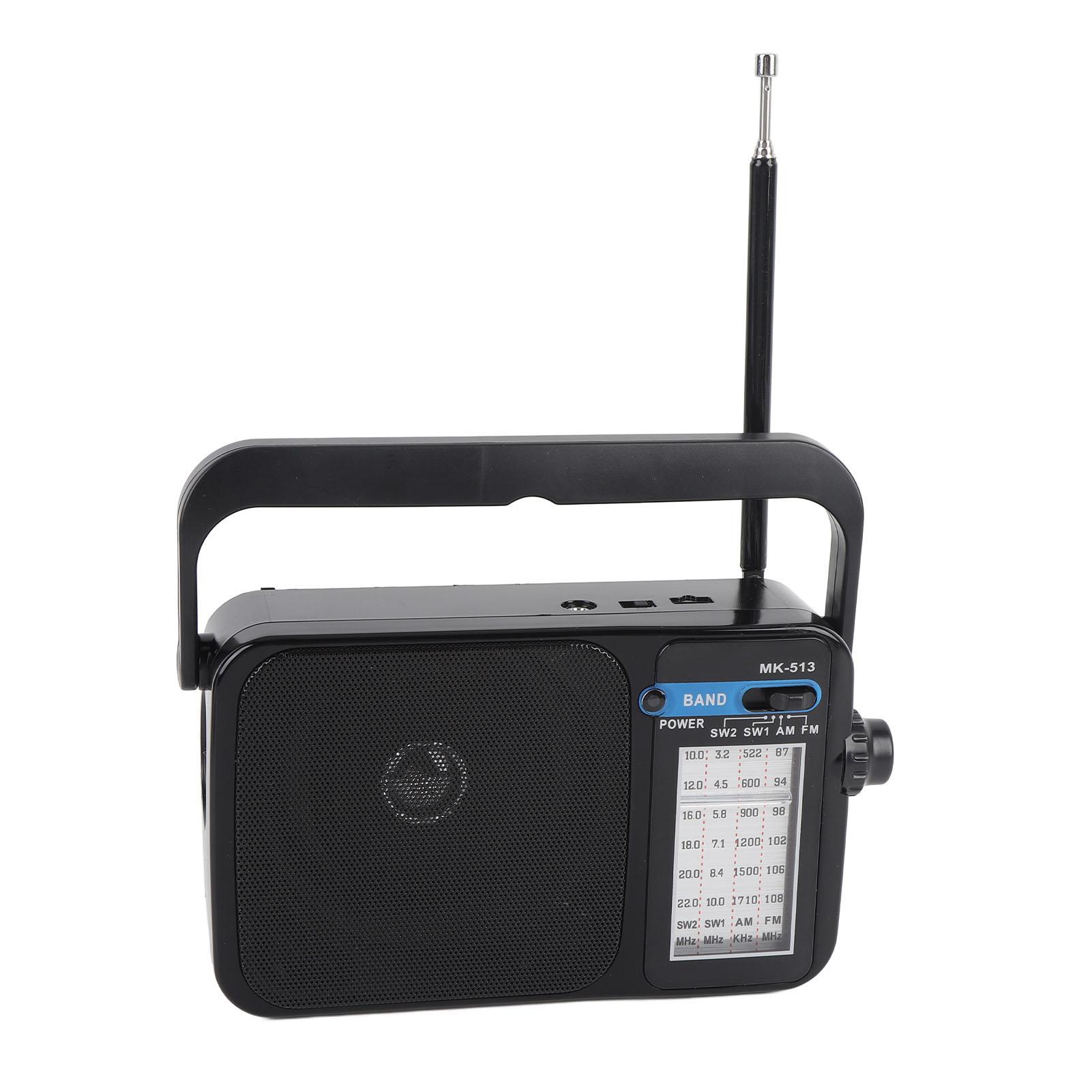 

AM FM SW Радио Полный диапазон Портативное Коротковолновое Радио Питание от батареек Аварийное Радио для Пожилых Дома