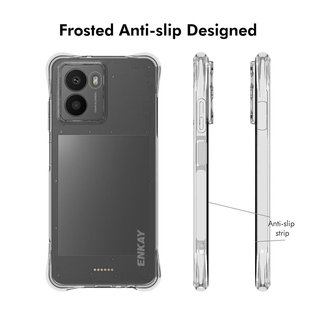 For HMD Fusion 5G Clear Phone Case ENKAY HAT PRINCE Shockproof Anti-Slip TPU Cover