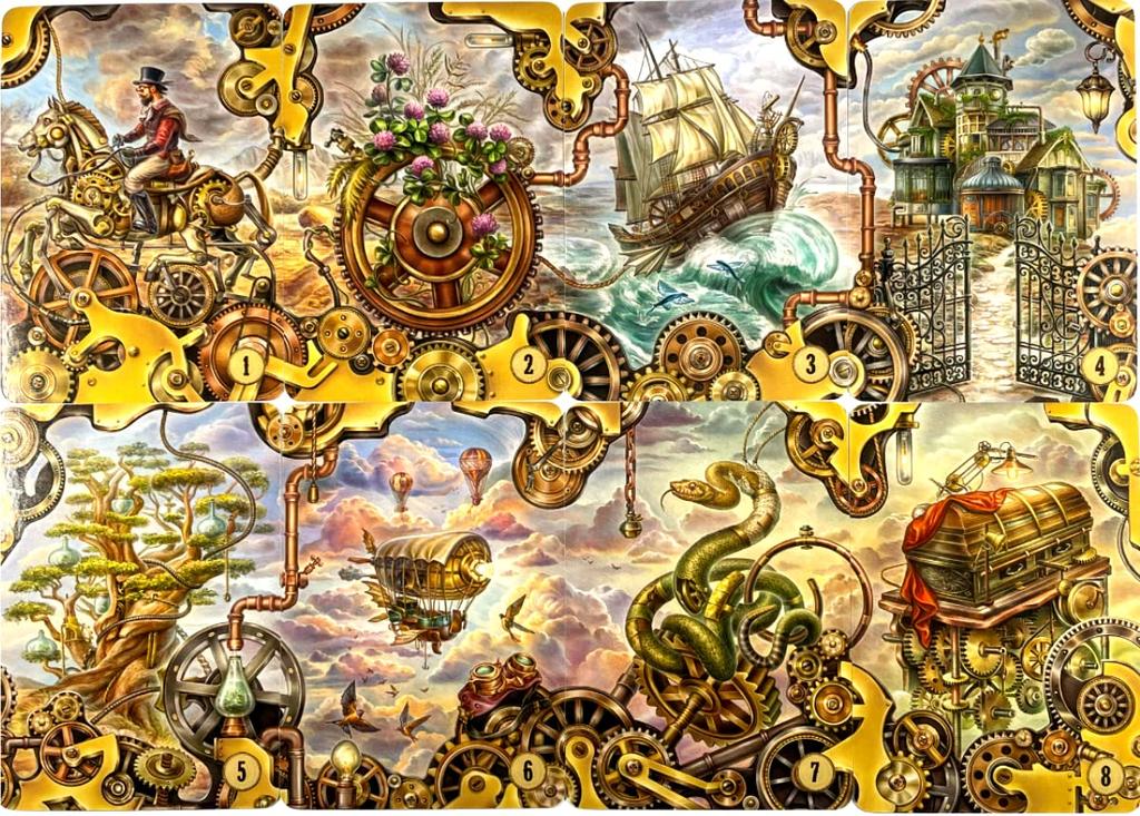 Lenormand Orakelkarte Wahrsagerei Lenormand Orakelkarte Steampunk Japanischer Kommentar enthalten I.I.J [Steampunk Lenormand] [Echt]