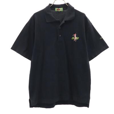 KENZO GOLF 90er Jahre Made in Japan Altes Kurzarm-Poloshirt 3 Kanoko-Stoff Herren Gebraucht