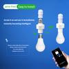 1Pc Smart Bluetooth -Compatible Light Socket E27 Bulb Adapter Lamp Holder Base Ac85-265V Smart Life App Controller