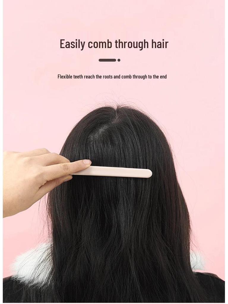 Portable Mini Folding Comb for Kids and Adults - Ideal for Braiding, Fine Tooth Bangs, Travel-Friendly