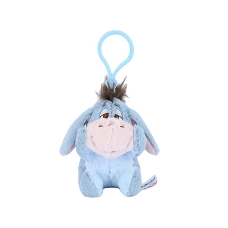 Genuine Winnie The Pooh Piglet Tigge Eeyore Plush Keychains Small Pendant School Bag Hanging Christmas Birthday Gifts Kids Toys