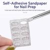 50PCS Nail Sand Nail Cuticle Pusher Self-adhesive Sand Nail Polishing Sanding Paper Remover Files Pre Polishing Sandpaper Set