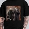 Jason Voorhes Michael Myers Shirt, Friday the 13th, Jason and Michael Shirt, Horror Characters Friend, 90s Halloween Movie Shirt Designs