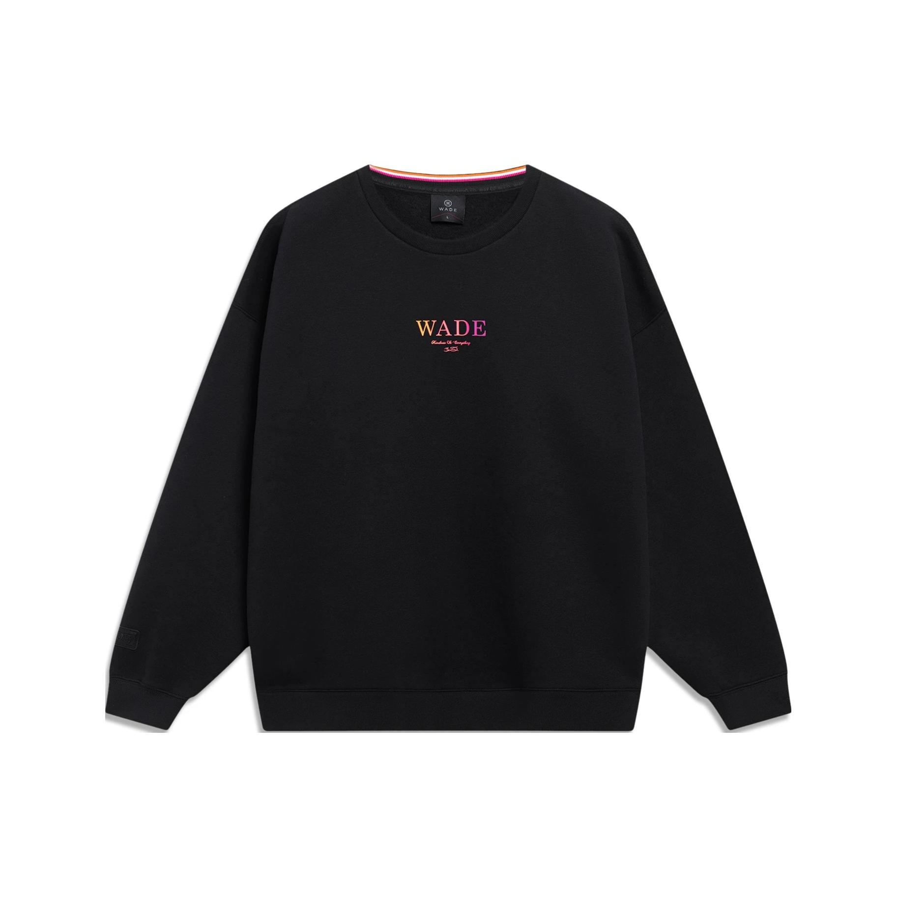 Li-Ning Way Of Wade Logo Sweatshirt  Black  Men s AWDT143-7 XL