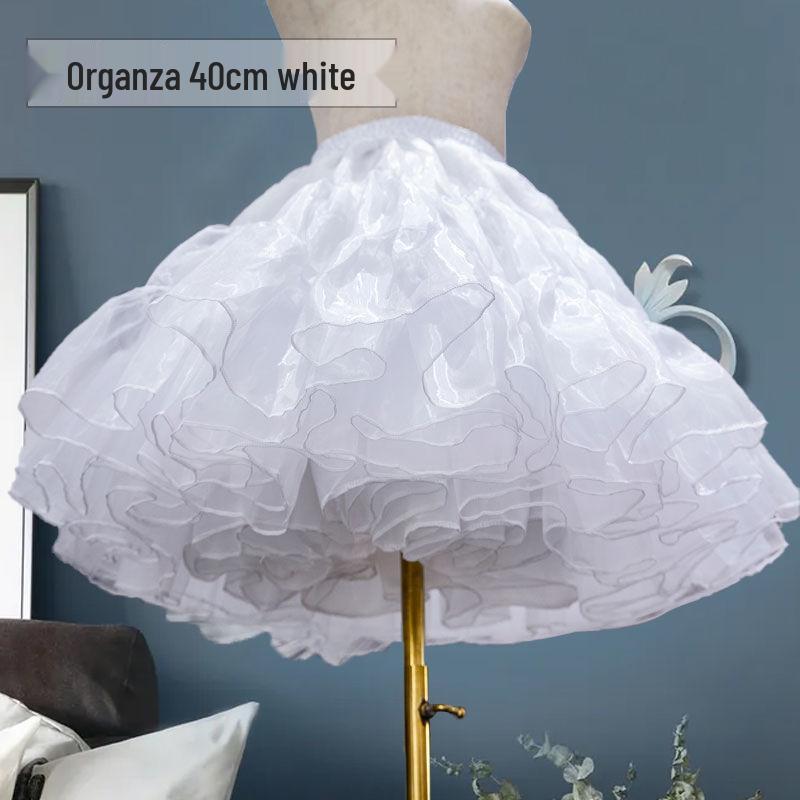 

Лолита Органза Поддерживающая Юбка-подъюбник 60cm