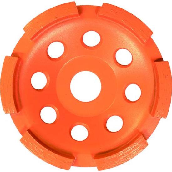 TRUSCO Diamond Cup Single Wheel, 100x20, Type, TDCS-4D