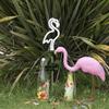 Dulton Solar Neon Light Flamingo Easygoing and Lively Neon Sign Garden Exterior Lighting Height 735mm Width 130mm Depth 12mm NB-0543FL
