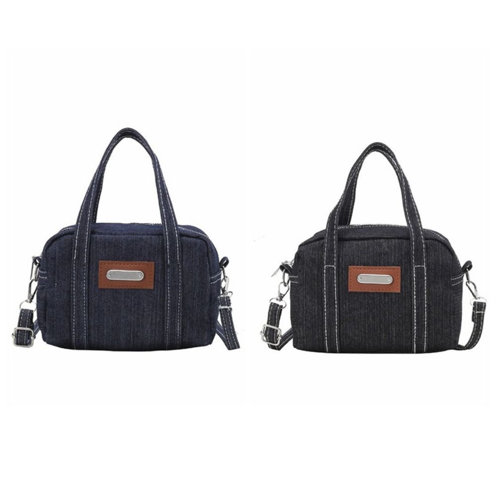 Street Style Denim Shoulder Bag Square Crossbody Bag Lightweight Women Handbag  Boy
