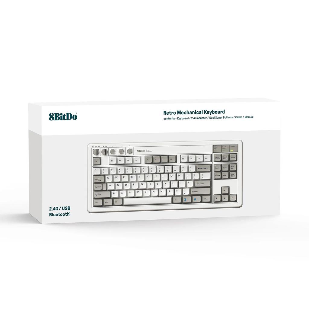 8BitDo Retro Mechanical Keyboard Bluetooth 2.4G