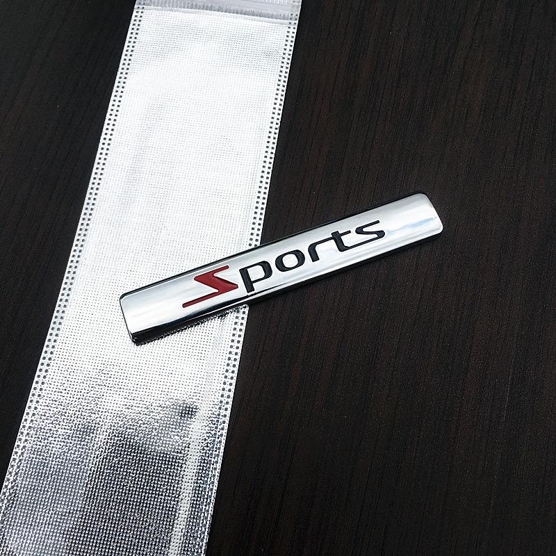 

1Pcs Car Styling 3D Metal Quattro Emblem Car Fender Trunk Badge Stickers For Tesla Model 3 Highland 2023 Model S Model X Model Y