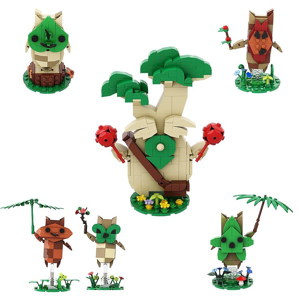 Gobricks Small Particle Building Blocks Diy Legend Of Zelda Yahaha Series Figures