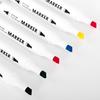 Bunter Doppelseitiger Marker Glatte Kreation Faserspitze Stiftkappe mit Farbcode Komfortabler Griff Studenten Malerei Studium