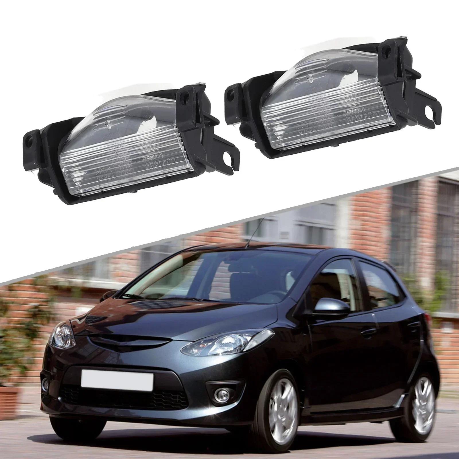 

Add Style And Functionality To Your For Mazda 2 3 2009 2013 With 2Pcs License Plate Light Rear Bumper Lamp Covers China Mainland