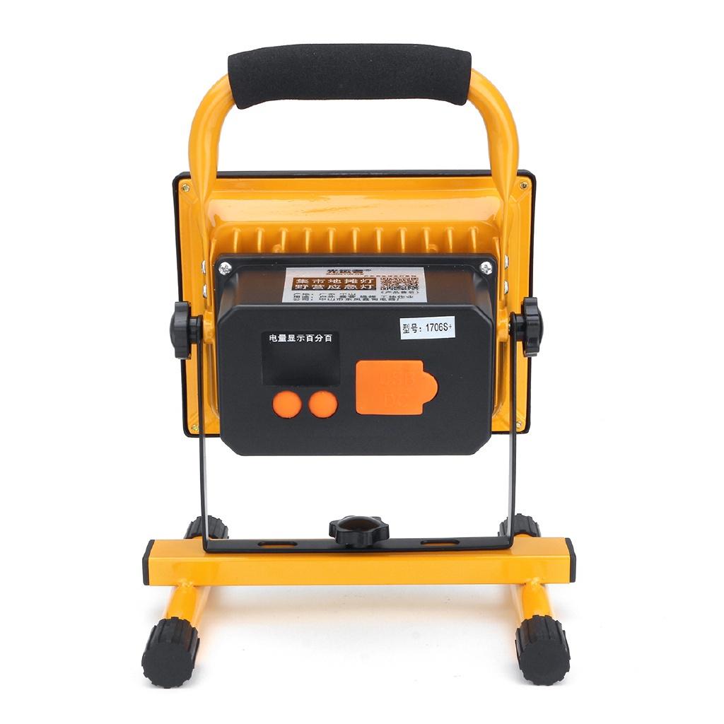 800W 170 LED Floodlight Remote Waterproof Spot Work Camping Outdoor Handheld Work Lights Portable Lantern Rechargeable
