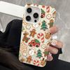 Christmas Gingerbreadman Phone Case For iPhone 17 Air 16 14 13 12 11 Pro Max 14 Plus Soft TPU Cover For iPhone 16E 15 Pro Cases