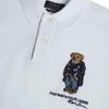 Polo Ralph Lauren SS25 Bear Pattern Straight Cut Short Sleeve Polo Shirt Men Tops White 710766441-002